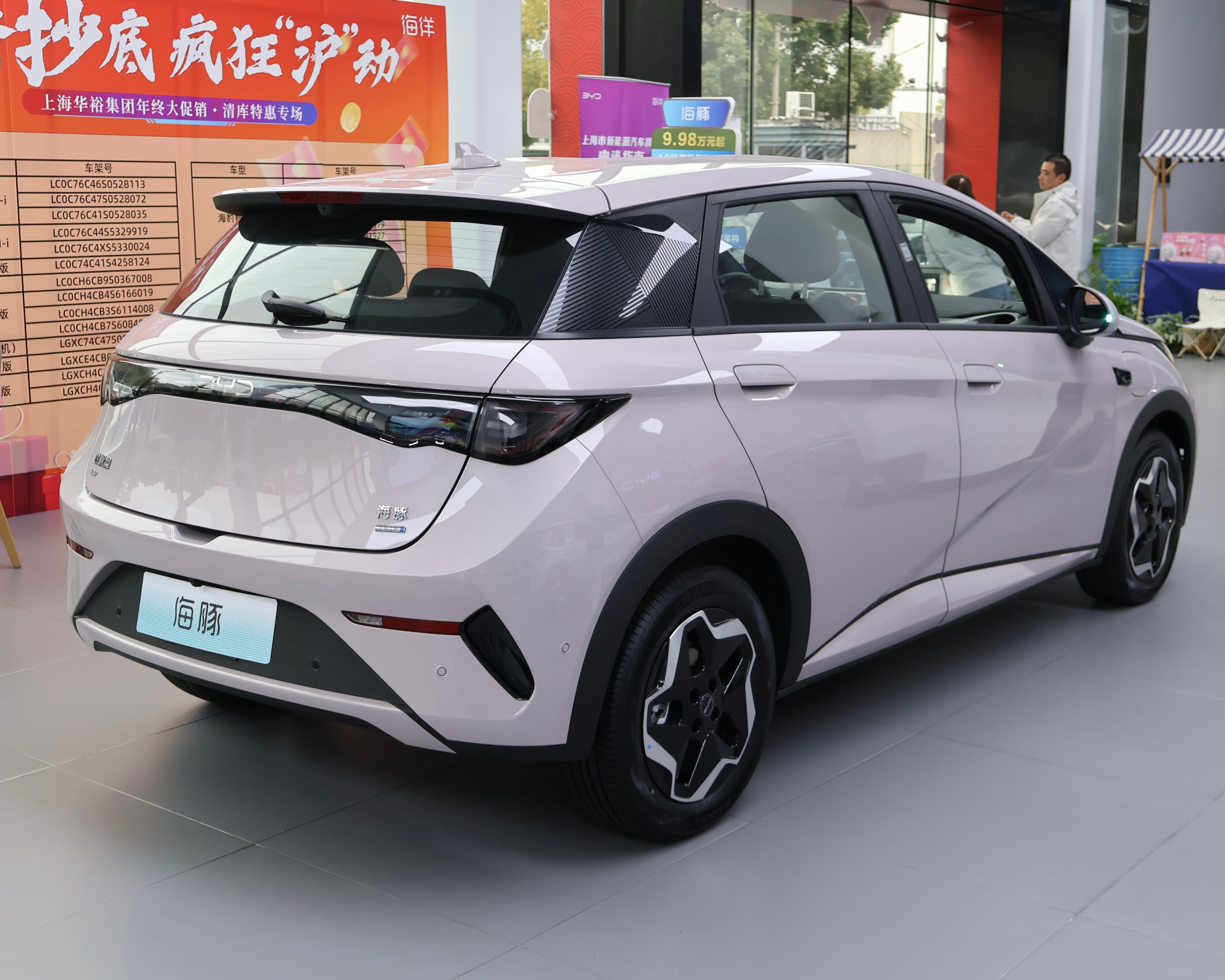 BYD Dolphin — вид сбоку