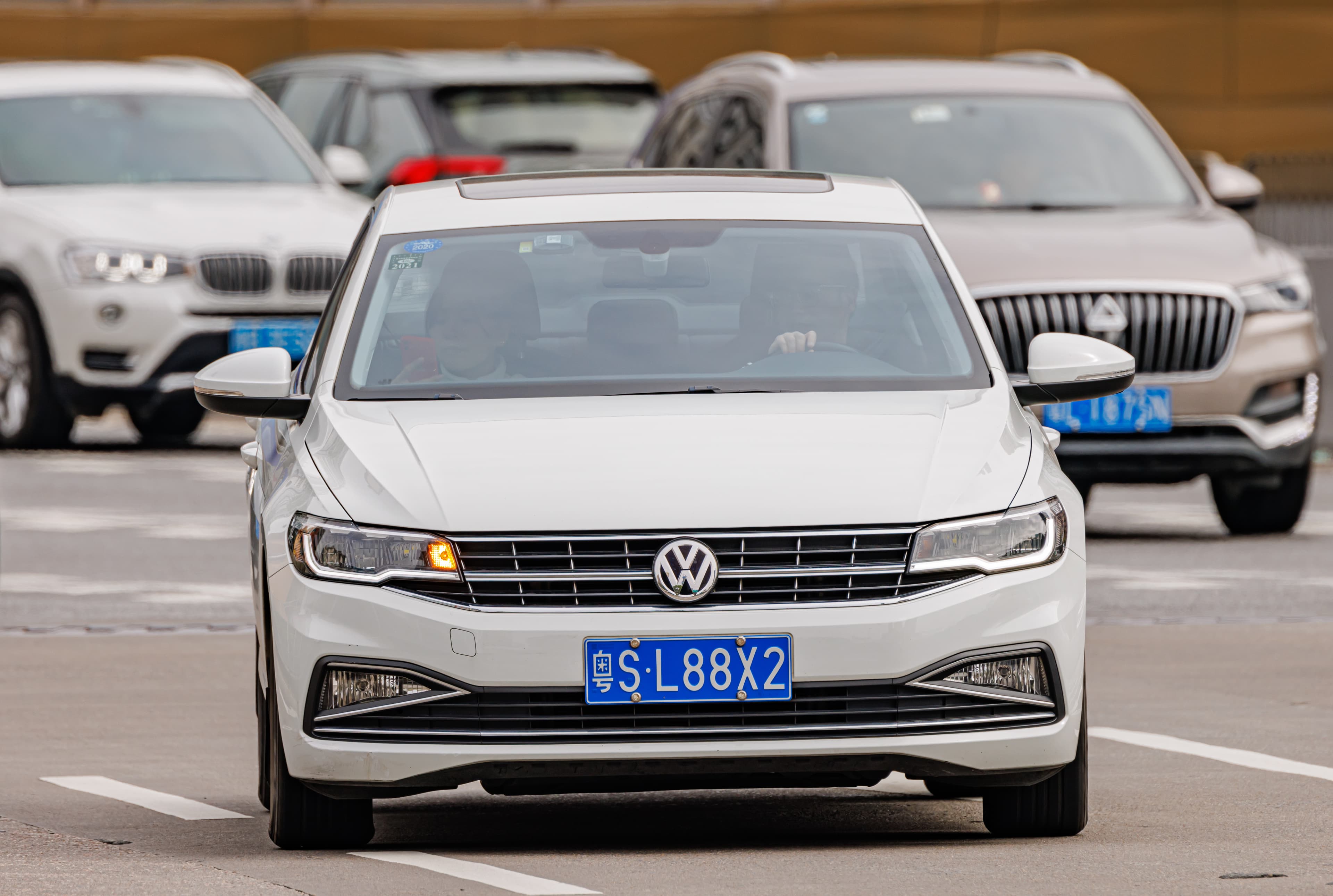 Volkswagen Bora — вид сбоку